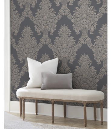 DM4975 - Pineapple Plantation Wallpaper by York