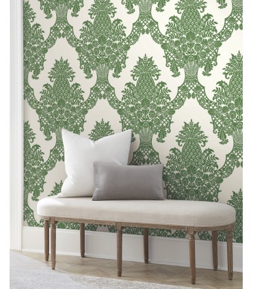 DM4976 - Pineapple Plantation Wallpaper by York