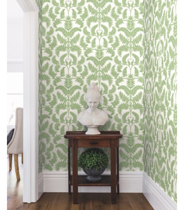 DM4961 - Royal Fern Damask Wallpaper by York