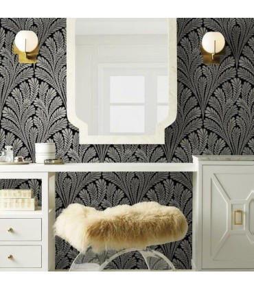 BW3951 - Shell Damask Wallpaper by York