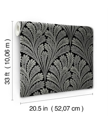BW3951 - Shell Damask Wallpaper by York