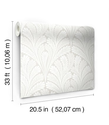BW3952 - Shell Damask Wallpaper by York