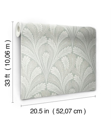 DM5023 - Shell Damask Wallpaper by York