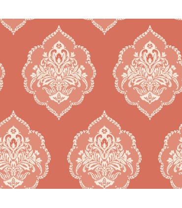 DM4981 - Signet Medallion Damask Wallpaper by York