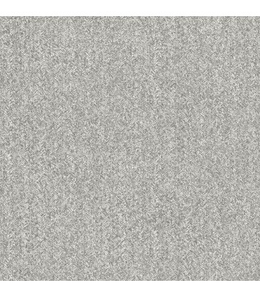 2970-26163 - Ashbee Dark Grey Tweed Wallpaper- by A Street
