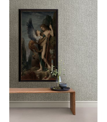 2970-26163 - Ashbee Dark Grey Tweed Wallpaper- by A Street