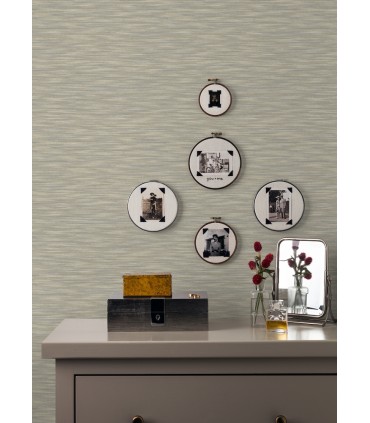 2970-26155 - Benson Taupe Variegated Stripe Wallpaper- by A Street