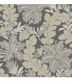 2970-26143 - Butterfield Grey Floral Wallpaper- by A Street