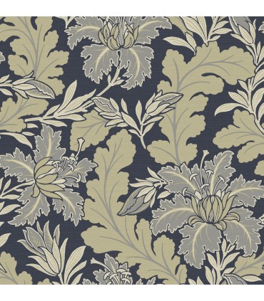 2970-26141 - Butterfield Navy Floral Wallpaper- by A Street