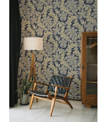 2970-26141 - Butterfield Navy Floral Wallpaper- by A Street