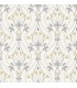 2970-26147 - Dard Grey Tulip Ogee Wallpaper- by A Street