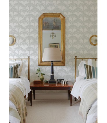 2970-26110 - Dawson Light Grey Magnolia Tree Wallpaper- by A Street