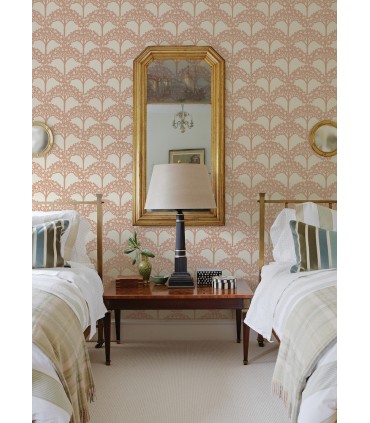 2970-26112 - Dawson Rust Magnolia Tree Wallpaper- by A Street