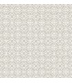2970-26135 - Larsson Grey Ogee Wallpaper- by A Street