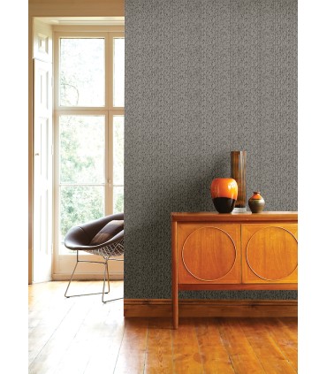 2970-26126 - Mackintosh Charcoal Textural Wallpaper- by A Street