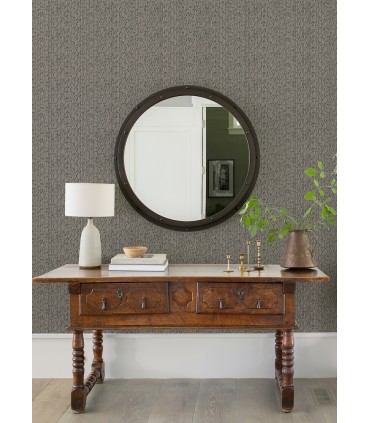 2970-26126 - Mackintosh Charcoal Textural Wallpaper- by A Street