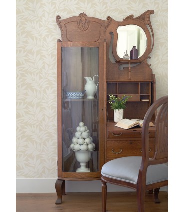 2970-26125 - Morris Light Taupe Wallpaper- by A Street