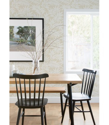 2970-26125 - Morris Light Taupe Wallpaper- by A Street