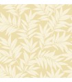 2970-26120 - Morris Yellow Leaf Wallpaper- by A Street