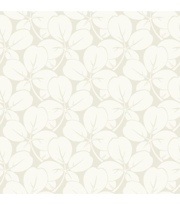 2970-26105 - Robert Off White Clover Wallpaper- by A Street