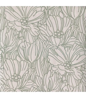 2970-87355 - Selwyn Flock Sage Floral Wallpaper- by A Street