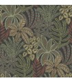 2970-13902 - Sumner Black Woodland Botanical Wallpaper- by A Street