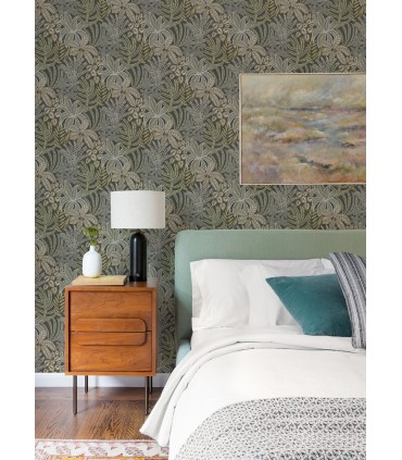 2970-13903 - Sumner Brown Woodland Botanical Wallpaper- by A Street