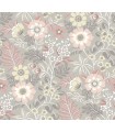 2970-87536 - Voysey Pink Floral Wallpaper- by A Street