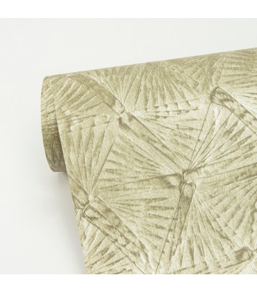 2970-26119 - Wright Gold Textured Triangle Wallpaper- by A Street