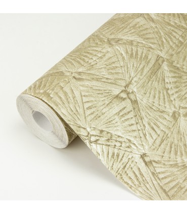 2970-26119 - Wright Gold Textured Triangle Wallpaper- by A Street