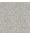 2970-26115 - Wright Pewter Textured Triangle Wallpaper- by A Street