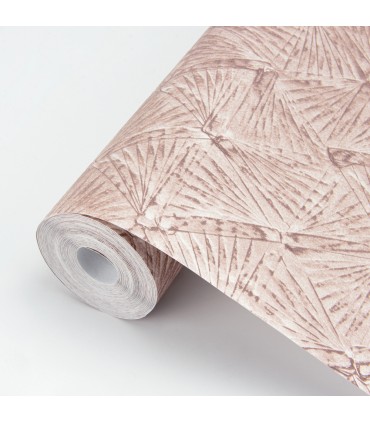 2970-26118 - Rose Gold Textured Triangle Wallpaper- by A Street