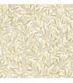 2970-26103 - Zulma Gold Decorative Botanical Wallpaper by A Street
