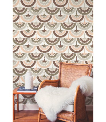 BO6641 - Feather and Fringe Wallpaper by Boho Luxe/York