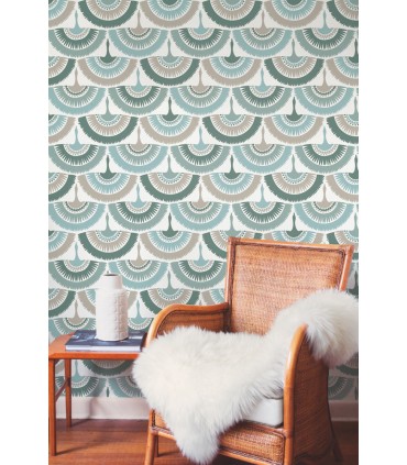 BO6644 - Feather and Fringe Wallpaper by Boho Luxe/York
