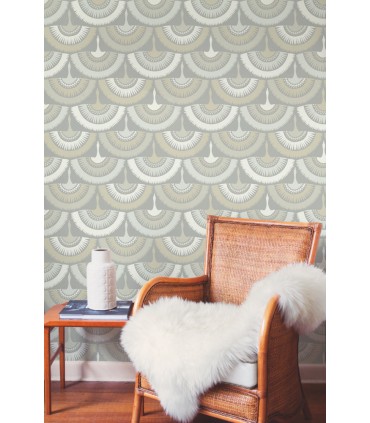 BO6645 - Feather and Fringe Wallpaper by Boho Luxe/York