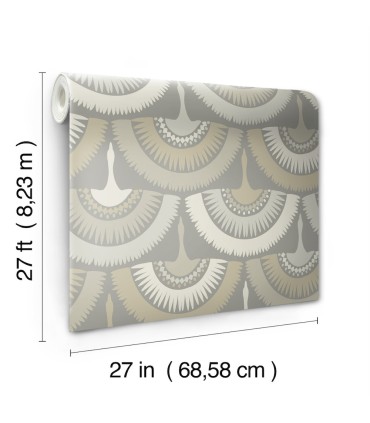 BO6645 - Feather and Fringe Wallpaper by Boho Luxe/York