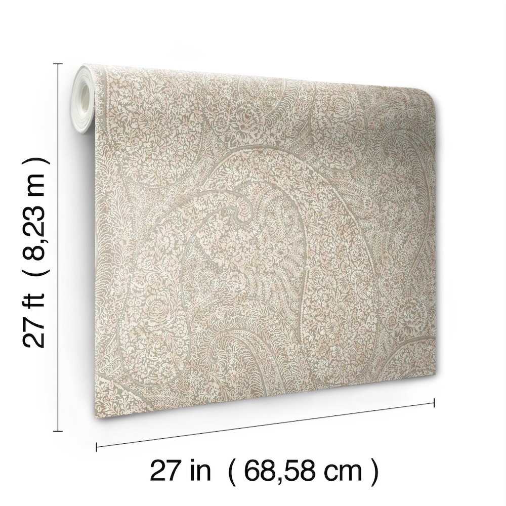 BO6653 - Kashmir Dreams Paisley Wallpaper by Boho Luxe/York