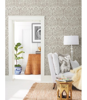 BO6732 - Laurel Damask Wallpaper by Boho Luxe/York