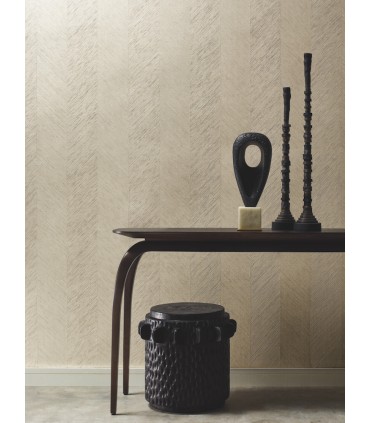 BO6607 - Metallic Chevron Wallpaper by Boho Luxe/York