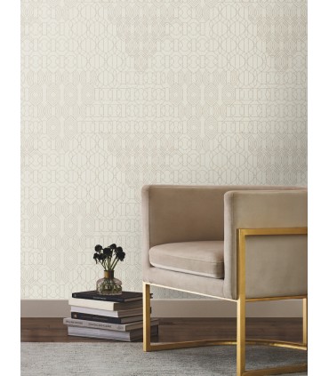 BO6672- Modern Chandelier Wallpaper by Boho Luxe/York