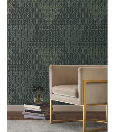 BO6673- Modern Chandelier Wallpaper by Boho Luxe/York