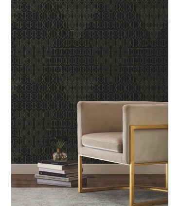 BO6674- Modern Chandelier Wallpaper by Boho Luxe/York