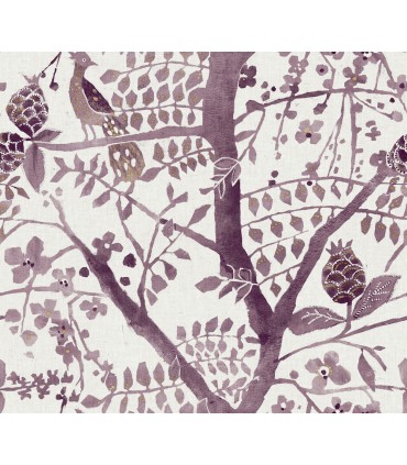 BO6631 - Peacock Block Print Wallpaper by Boho Luxe/York