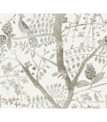 BO6635 - Peacock Block Print Wallpaper by Boho Luxe/York