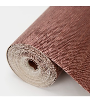 2984-2780 - Aspero Red Faux Grasscloth Wallpaper-Warner XI