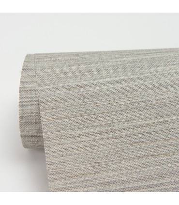 2984-2782 - Bay Ridge Light Grey Faux Grasscloth Wallpaper-Warner XI