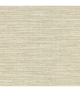 2984-8019 - Bay Ridge Taupe Faux Grasscloth Wallpaper-Warner XI