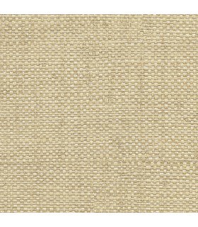 2984-8046 - Caviar Taupe Basketweave Wallpaper-Warner XI