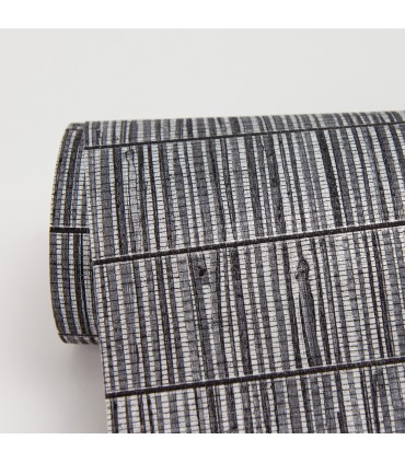 2984-70010 - Luz Blue Faux Grasscloth Wallpaper-Warner XI